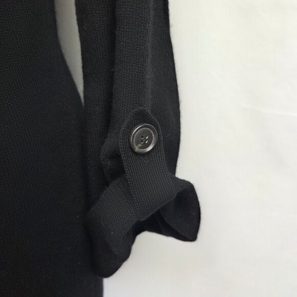 Theory Amaya 100% Cashmere Tunic Cardigan Sweater Black Size Small NWT - Picture 4 of 14